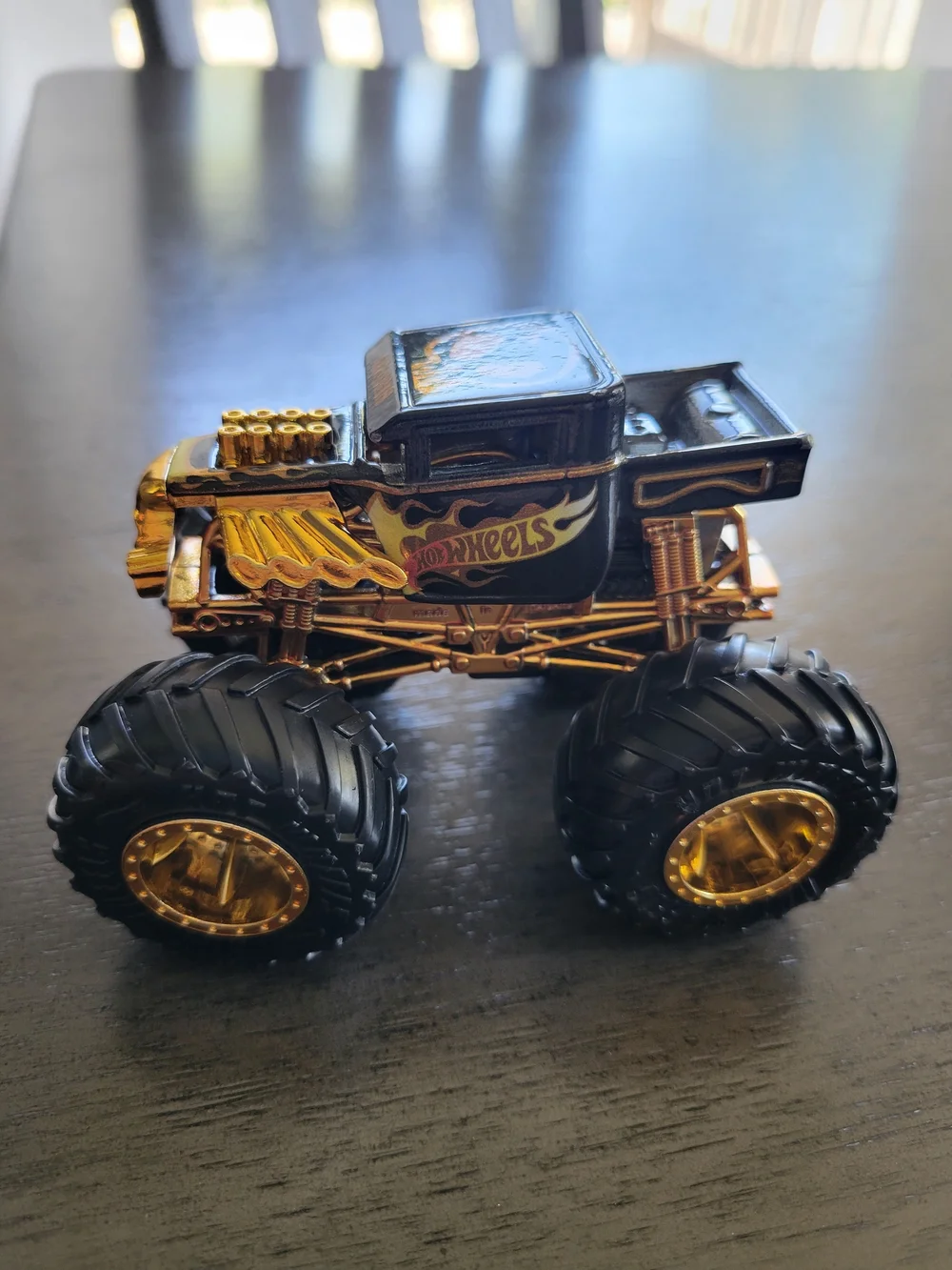 Gold & Black Monster Truck Toy – Kids Toy Vehicle